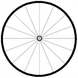 Spokes of the Wheel Bicycle Wheel Graphic